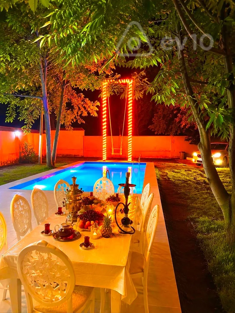 4 otaqlı həyət evi, 120 m², Vahid Qehramanov ev38, Qəbələ — kirayə — Qəbələ