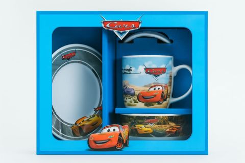 Qab-qacaq dəsti Disney Pixer, keramika, rəngbərəng, 4 parça — Bakı