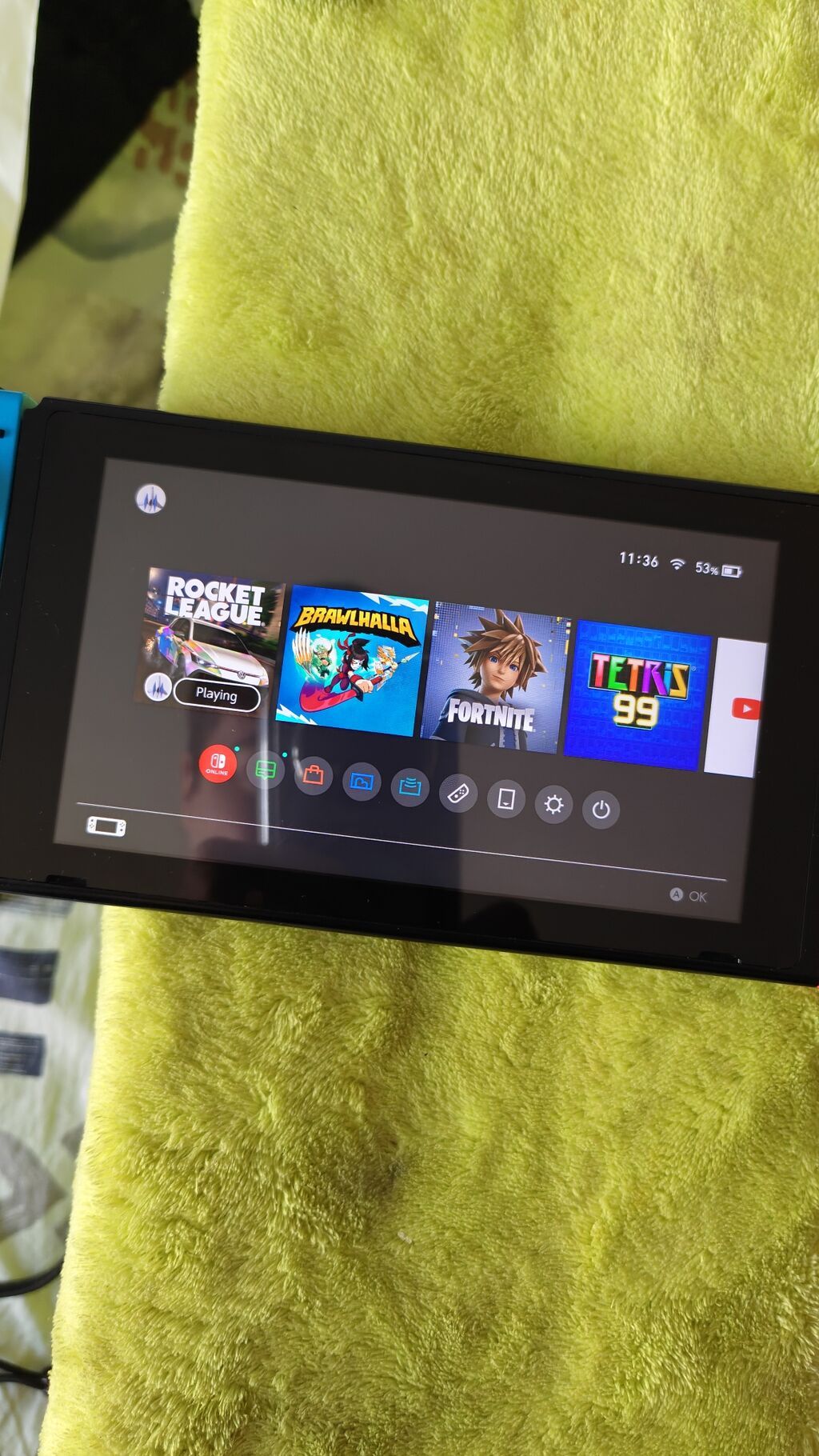 Nintendo Switch (Neon Blue/Neon Red) oyun konsolu bez prablem tezeden — Oyun konsolları, Bakı (5)