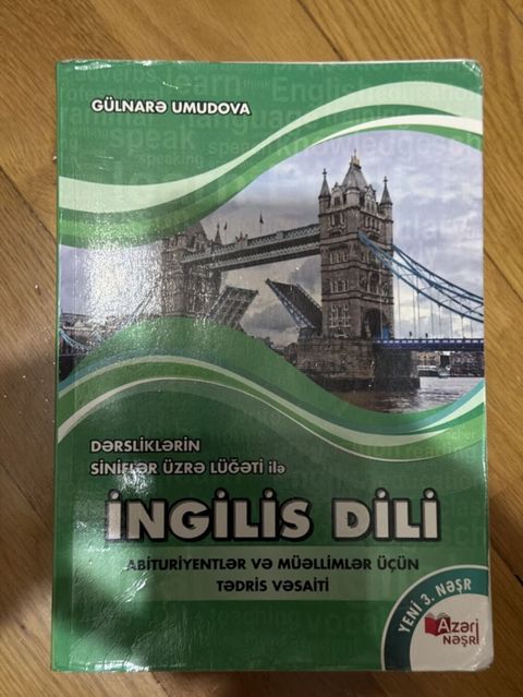 Məhsul: “İngilis dili – Dərsliklərin siniflər üzrə lüğəti ilə” adlı — Bakı