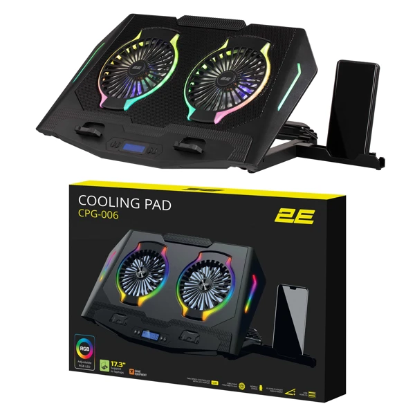 2E Gaming Laptop Cooling Pad Black CPG-006 — Mallar, Bakı
