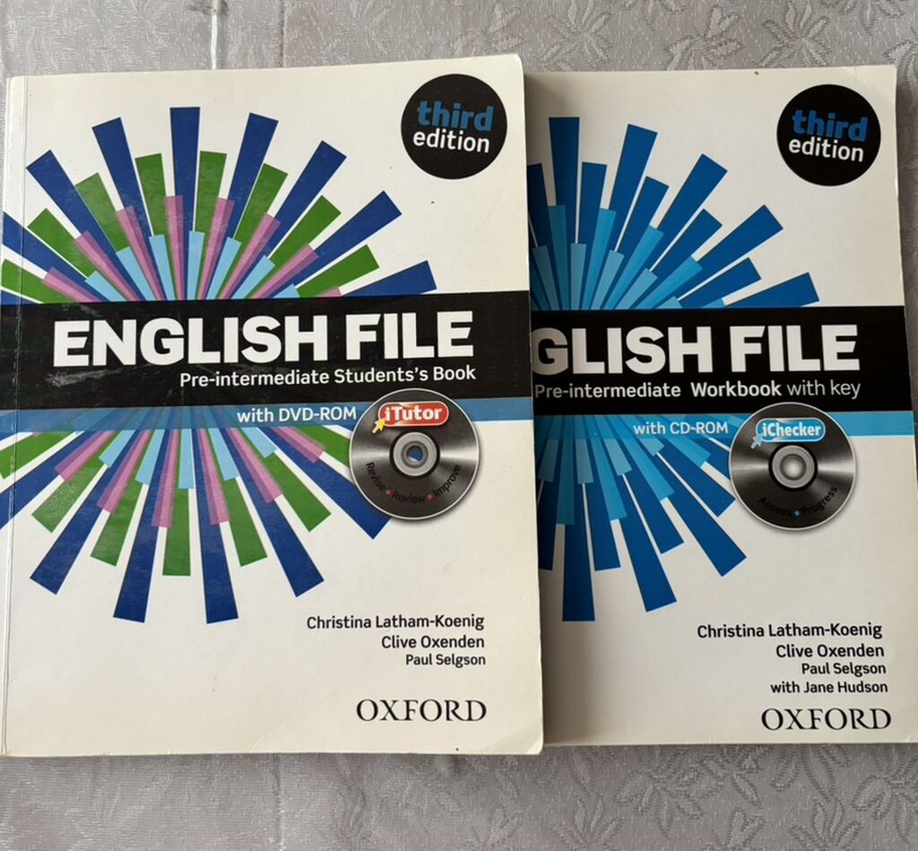 English File – Pre‑intermediate, Third Edition dəst — Kitablar, Bakı