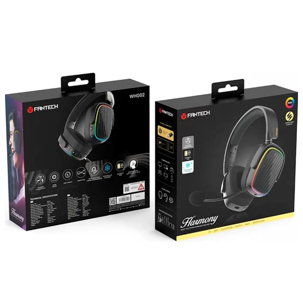 Fantech WHG02 Harmony Black Whireless Headset — Bakı