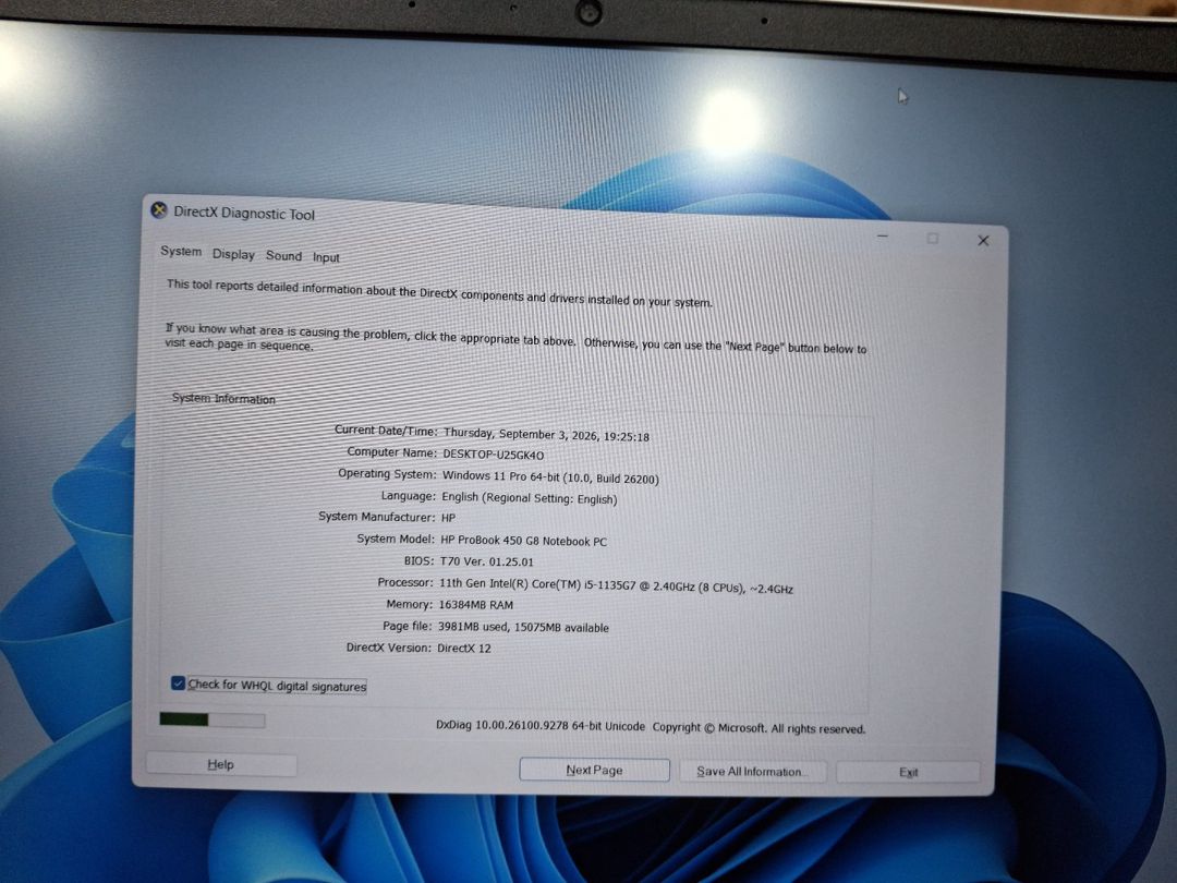 HP ProBook 450 G8 i5 1135G7 16GB RAM 512GB SSD — Noutbuklar, Bakı (6)