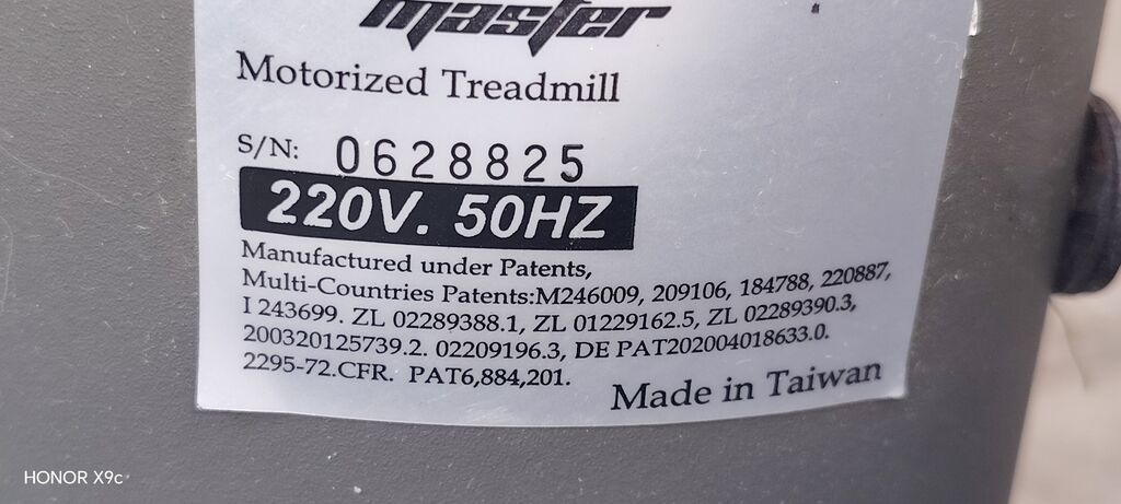 Motorized Treadmill – Master (Made in Taiwan) Xüsusiyyətlər — Koşu simulyatorları, Digah (2)