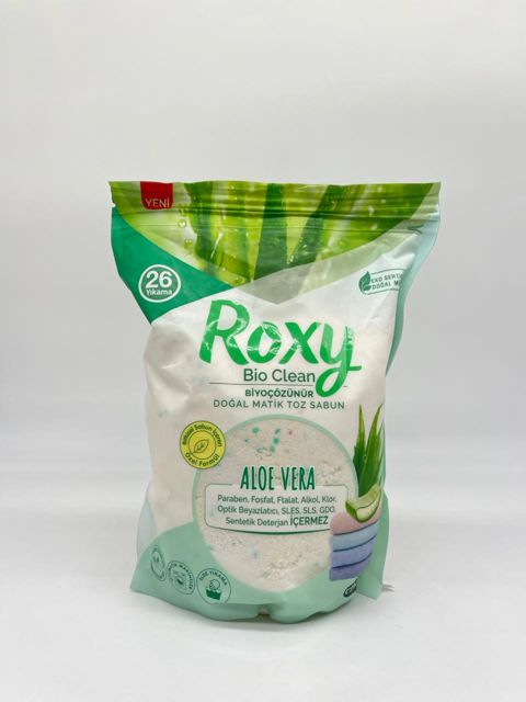 Uşaq paltarı üçün yuyucu toz Roxy Bio Clean Aloe Vera, 800 q — Bakı