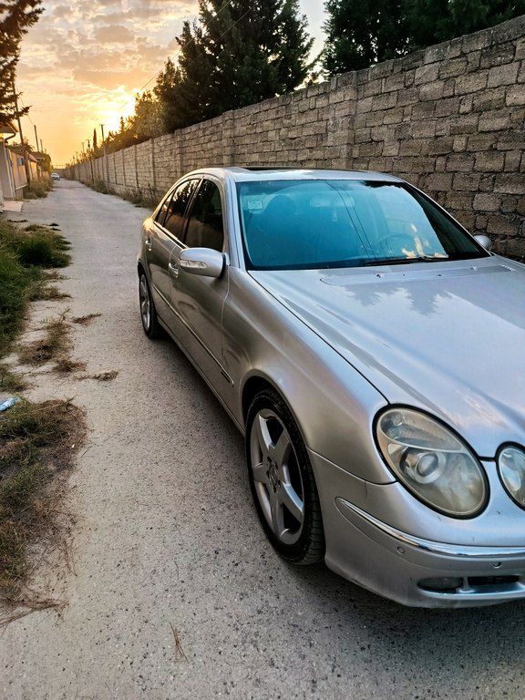 Mercedes E 270, 2.7 L, 2003 il, 485 000 km — Avtomobillər, Bakı (5)