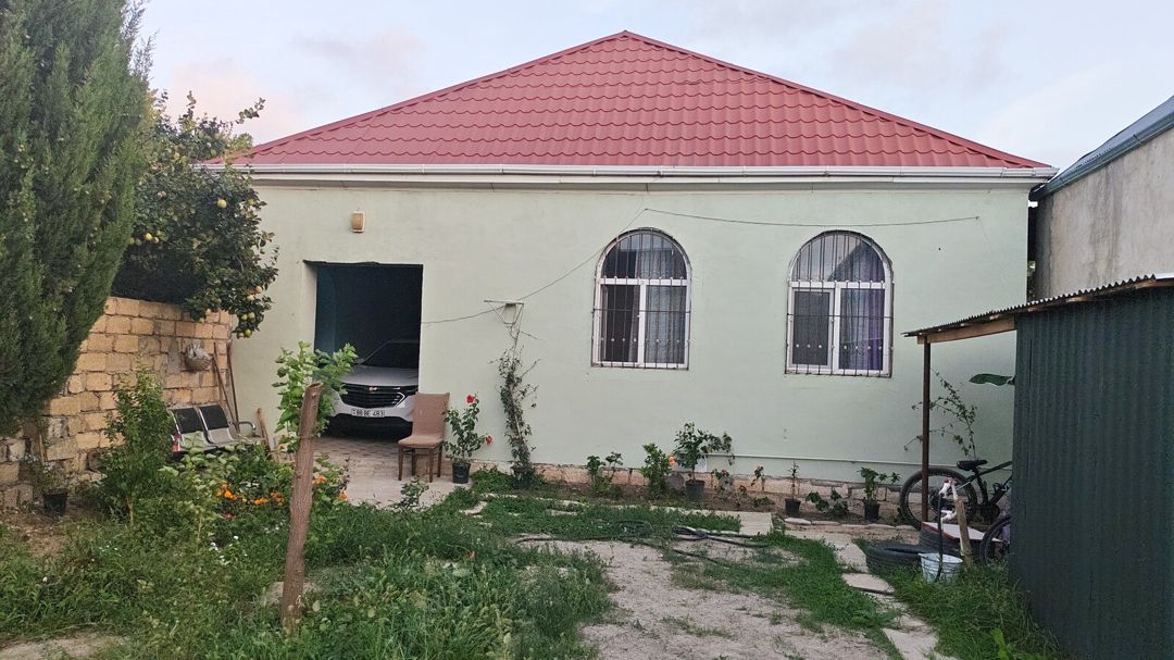 Satılır 3 otaqlı həyət evi/bağ evi 70 m² — Ev, villa, Bakı (2)