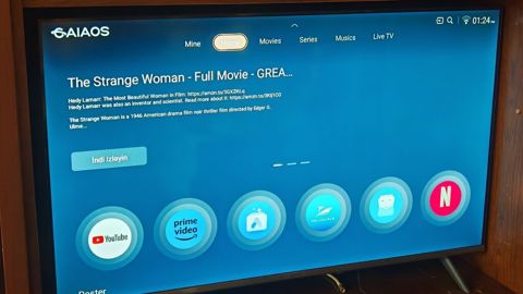 Aıaos əməliyyat sistemi ilə smart televizor Xüsusiyyətlər: - Aıaos — Bakı