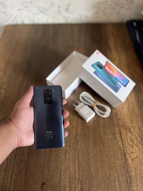Redmi Note 9, 128 GB, rəng - Mavi, Barmaq izi, Face ID — Bakı