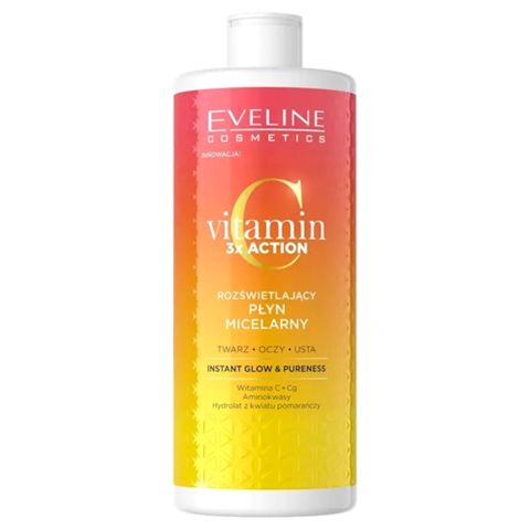Misellyar suyu Eveline Cosmetics Vitamin C 3x Action ağardan və nəmləndirən 500 ml — Bakı