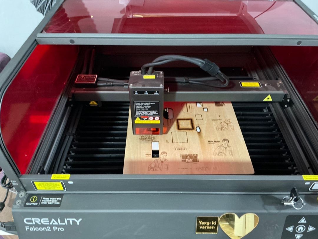 Fiber lazer Creality Falcon2 Pro 40W — Biznes və avadanlıq, Bakı (8)