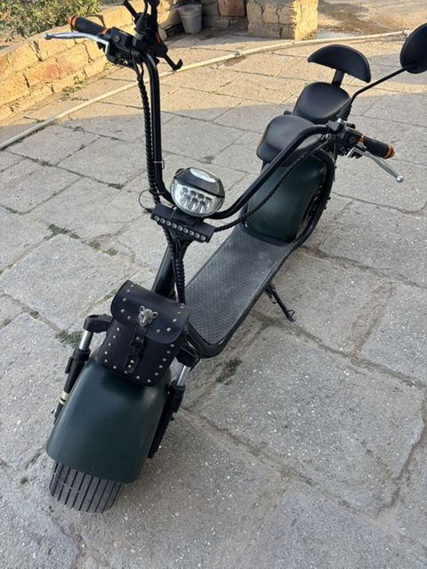 Elektrik “chopper” tipli skuter Sakit, qənaətcil və gündəlik istifadə — Digah