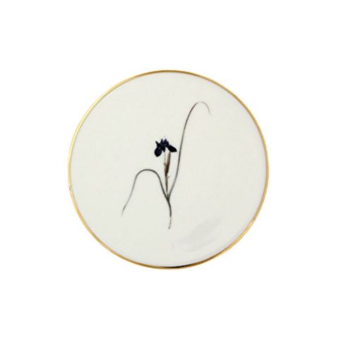 Krujka altlığı Porland Botanical Desen3, farfor, ağ, 10 sm — Bakı