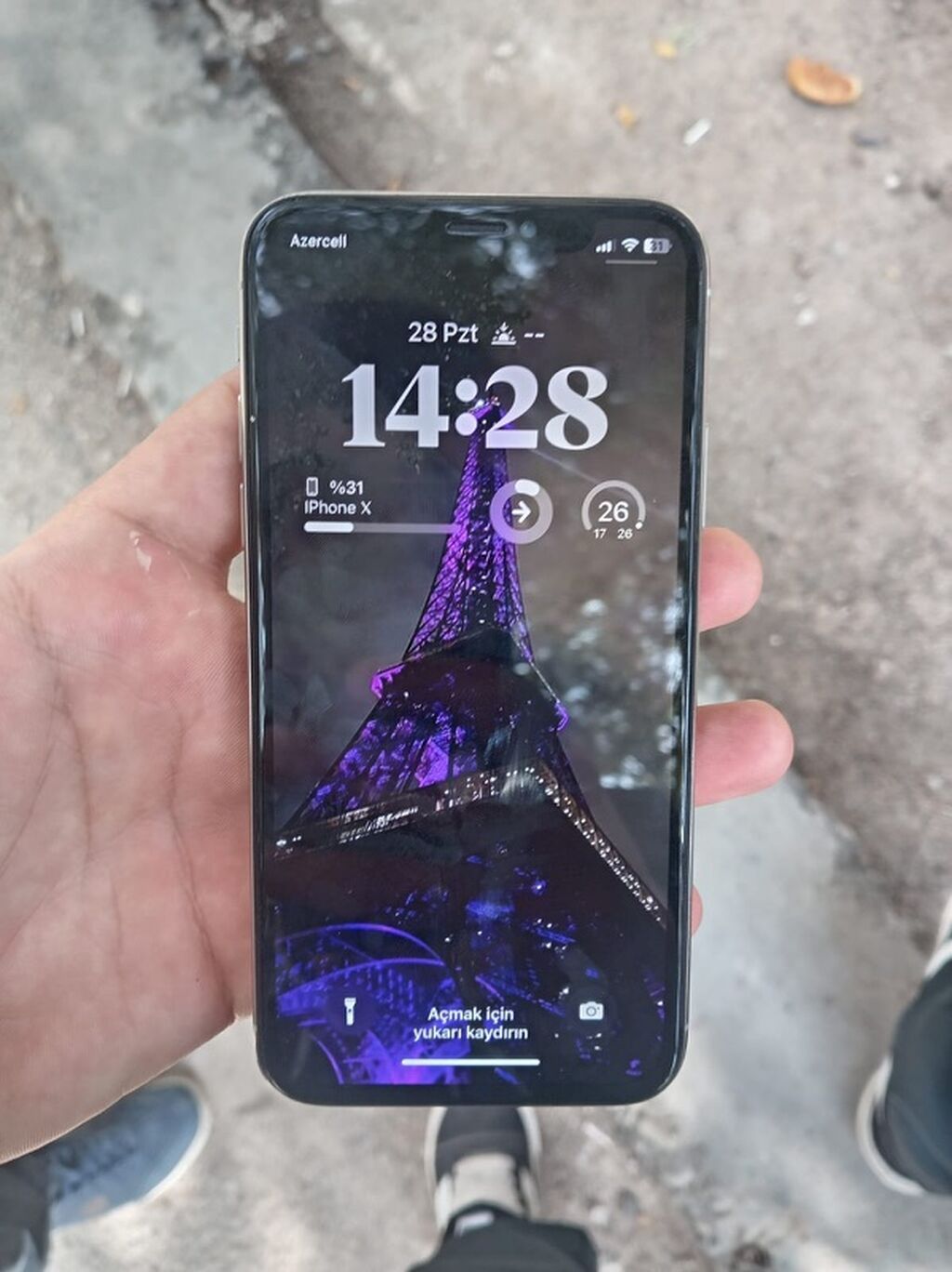 IPhone X, Gümüşü, Face ID — Apple iPhone, Sumqayıt