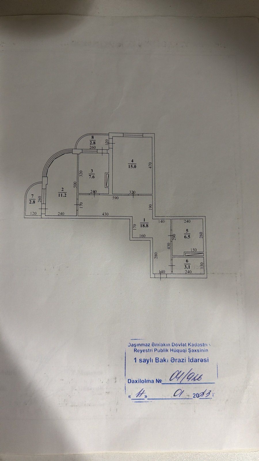 Satılır 2 otaqlı yeni tikili 72 m² — Mənzil, Bakı (9)