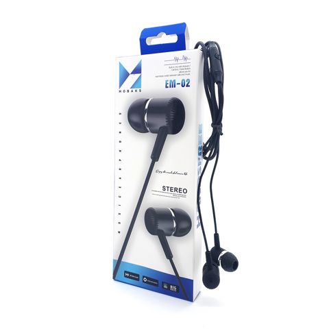 Simli Qulaqlıq Mobaks EM-02 Black — Bakı