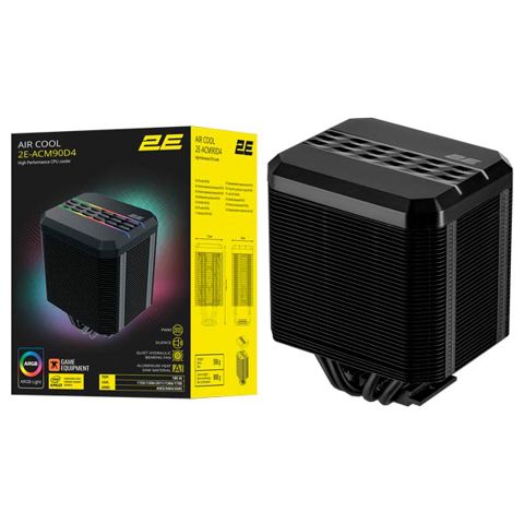 Cooler 2E Gamıng Air Cool AC90D4-RGB — Bakı