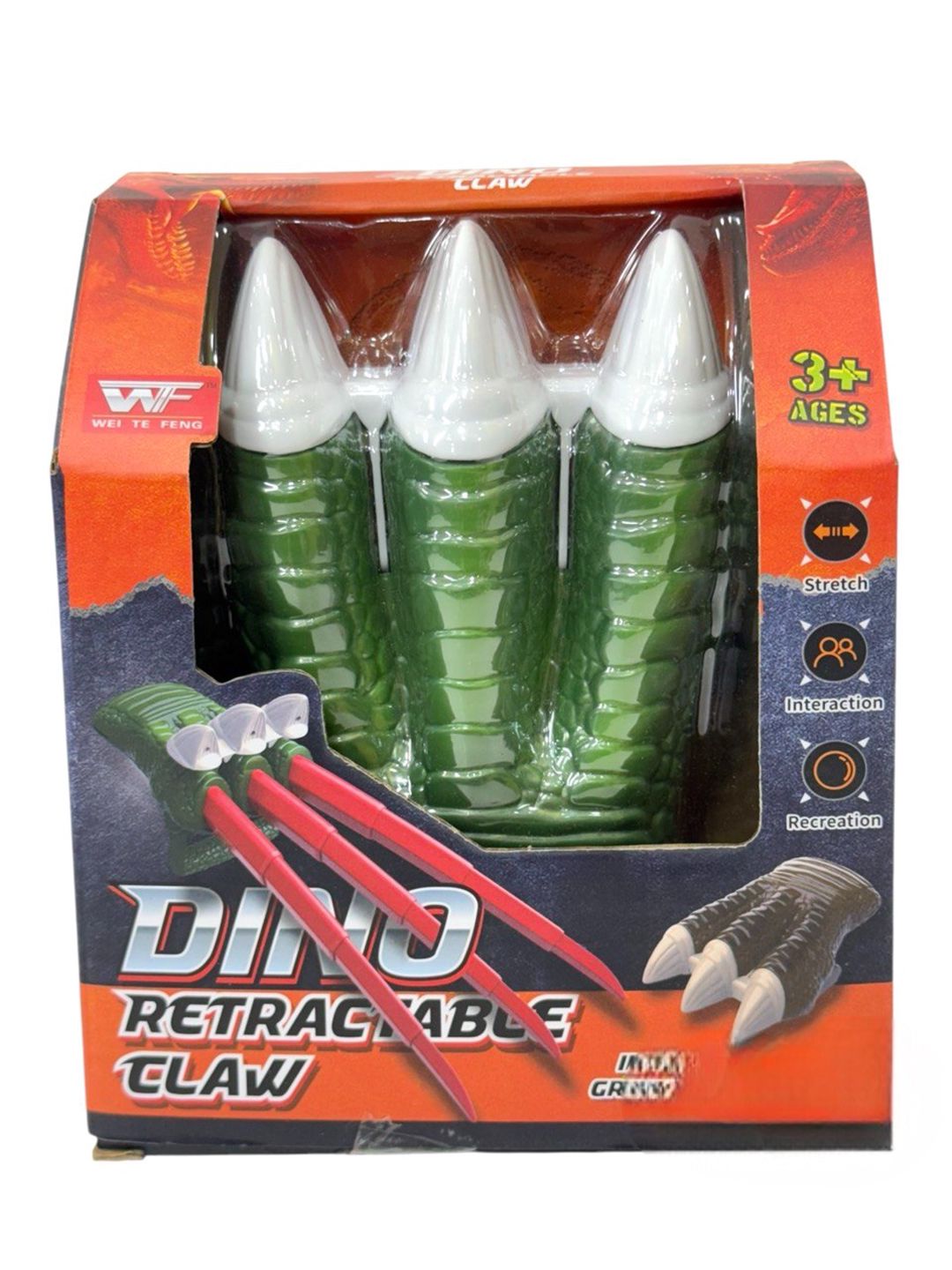 Oyun dəsti WTF Dino Retractable Claw White, 3+yaş — Mallar, Bakı (2)