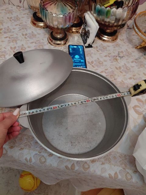 Qazan, rəng - Gümüşü, Alüminium, 5-dən çox l, 30 sm — Bakı