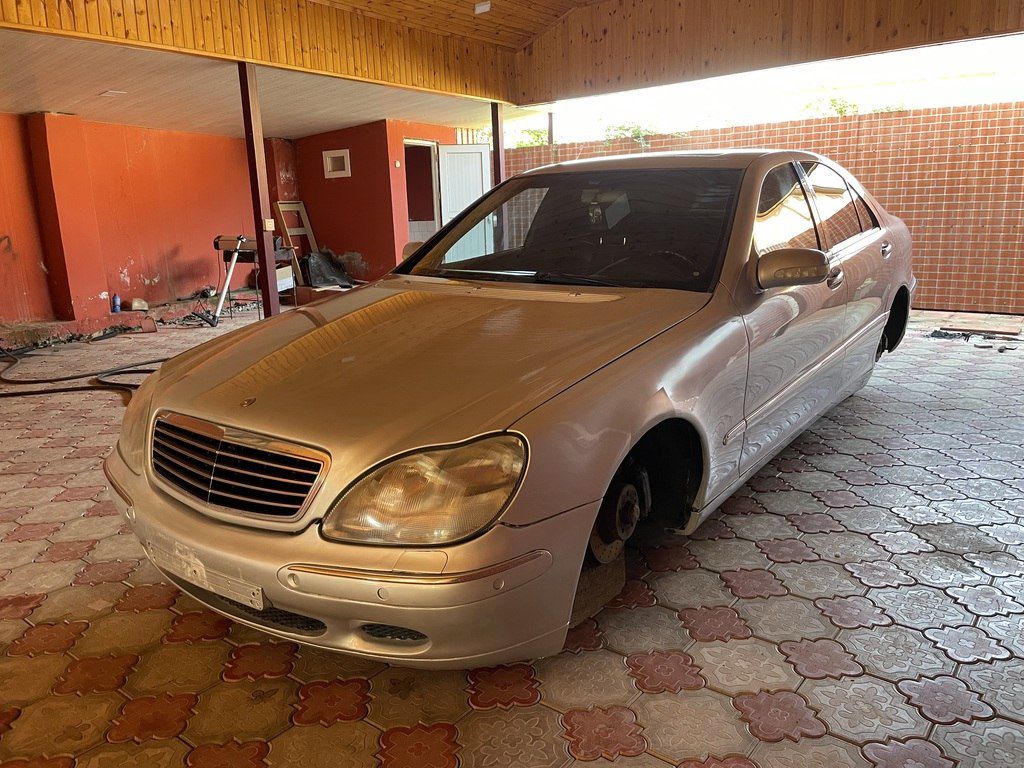 Mercedes S 320, 3.2 L, 2000 il, 372 000 km — Avtomobillər, Masallı (5)