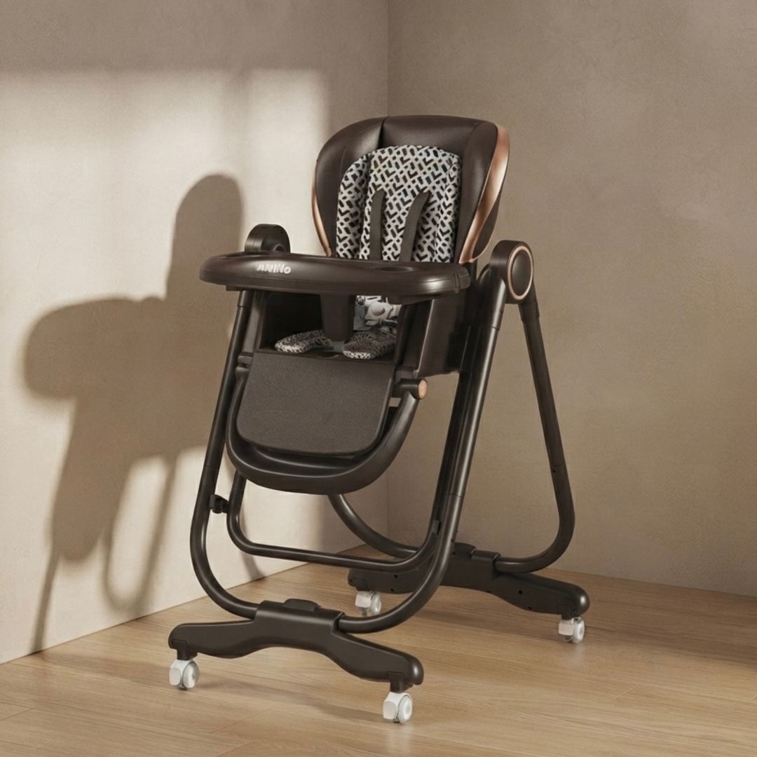 Uşaq yedizdirmə oturacağı Kidilo KD169 MK465, plastik/metal, 6-36 ay, qara — Mallar, Bakı (3)
