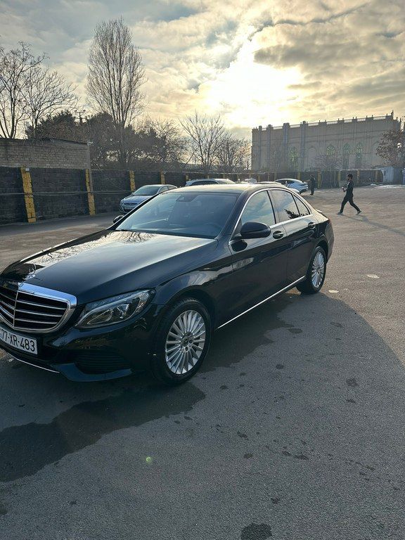 Mercedes C 180, 1.6 L, 2017 il, 110 000 km 77-XR-483 — Avtomobillər, Bakı (2)