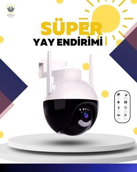 Wifi kamera 4mp İcsee 4 mp görüntü keyfiyyətli çöl şəraiti üçün — Bakı