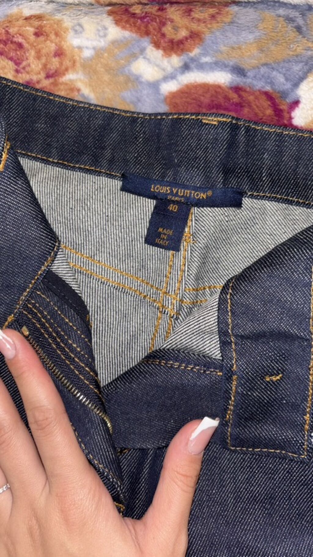 Cins şalvar, Louis Vuitton — Jins, Bakı (3)