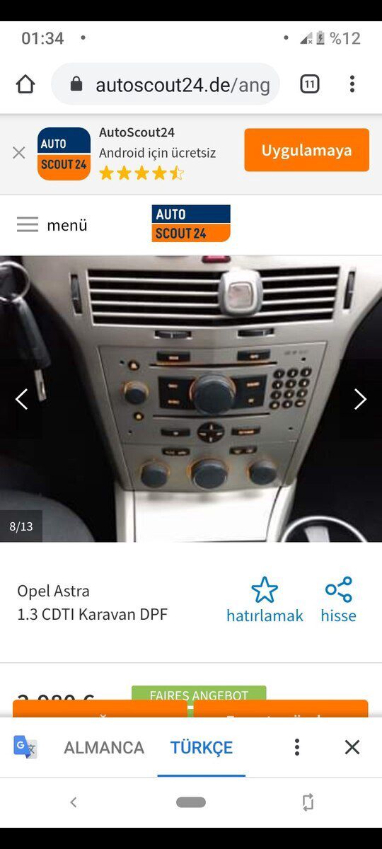 Opel Astra, 2007 il 10-LZ-032 — Avtomobillər, Bakı (9)