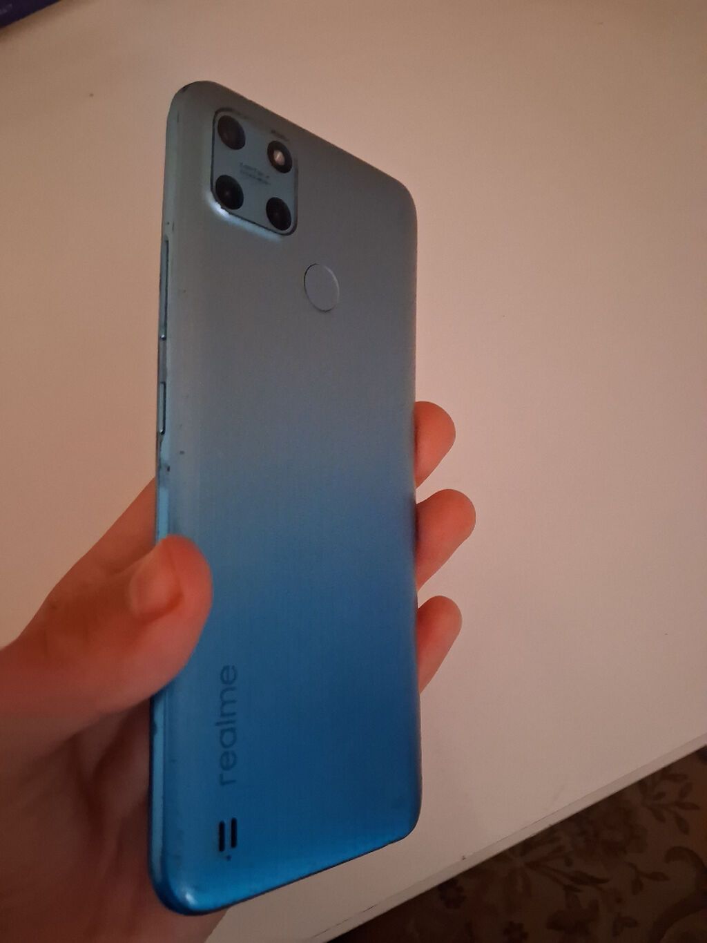 Realme C25Y, 128 GB, rəng - Mavi, Qırıq, Düyməli, Barmaq izi — Realme, Bakı (2)