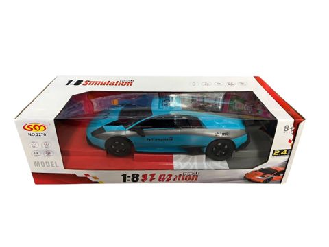 Radio ilə idarə edilən maşın Lamborghini Murcilago LP670-4, plastik, mavi, 8 yaş — Bakı