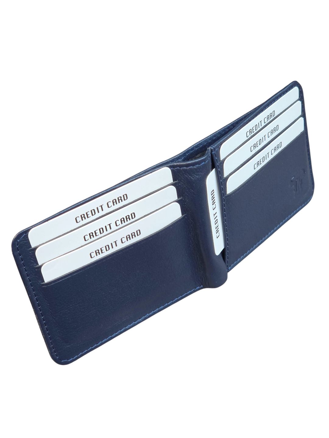 Pulqabı Toro Nero Magnetic Blue Təbii dəri 10 sm 8 sm — Mallar, Bakı (3)