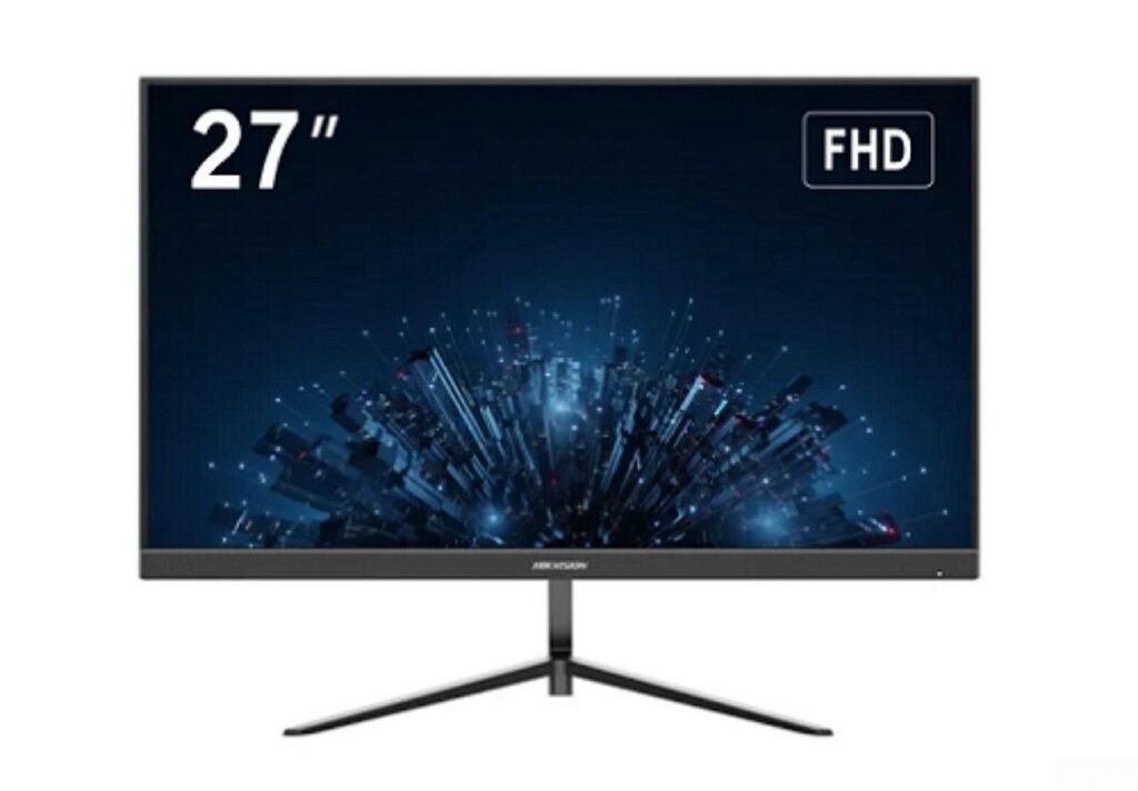 23.8 inch FHD 100Hz VA Monitor with speaker / DS-D Hikvision monitor — Monitorlər, Bakı (2)