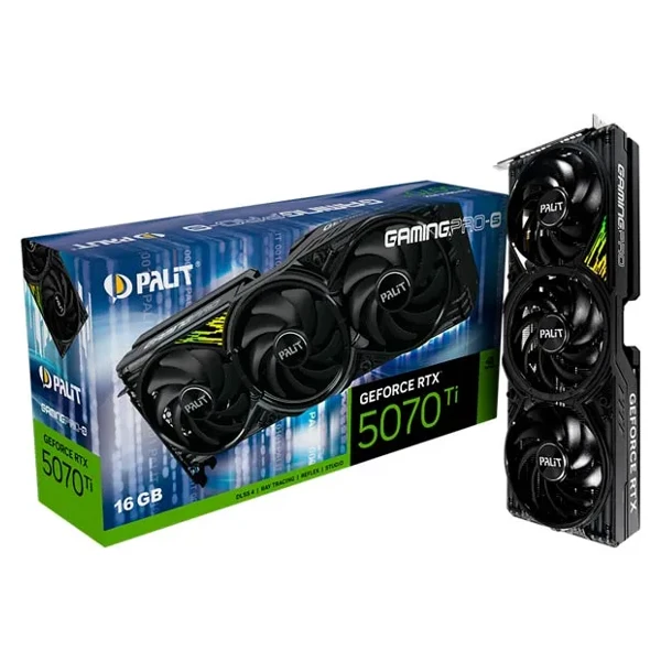 Palit GeForce RTX 5070 Ti GamingPro-S 16GB NE7507T019T2-GB2031U — Mallar, Bakı