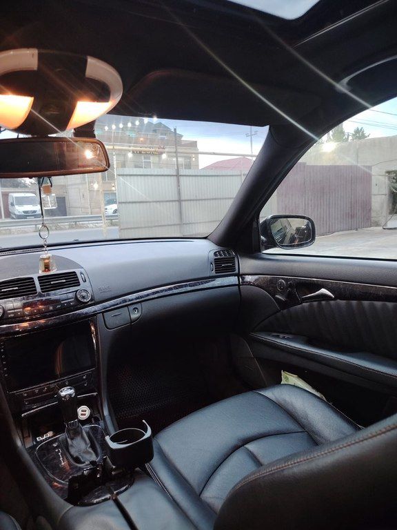 Mercedes E 320, 3.2 L, 2002 il, 201 586 km — Avtomobillər, Bakı (4)