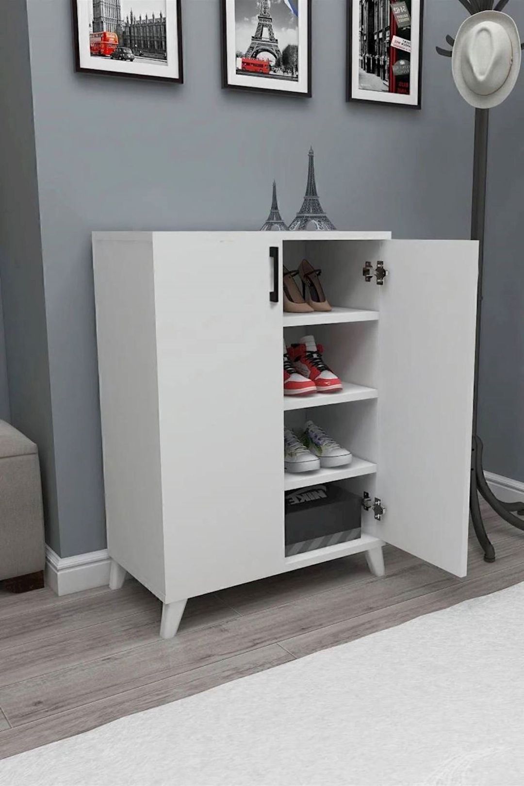 Ayaqqabı dolabı Ldsp, ağ, 88x70x32 sm — Mallar, Bakı