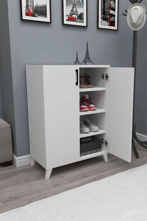 Ayaqqabı dolabı Ldsp, ağ, 88x70x32 sm — Bakı