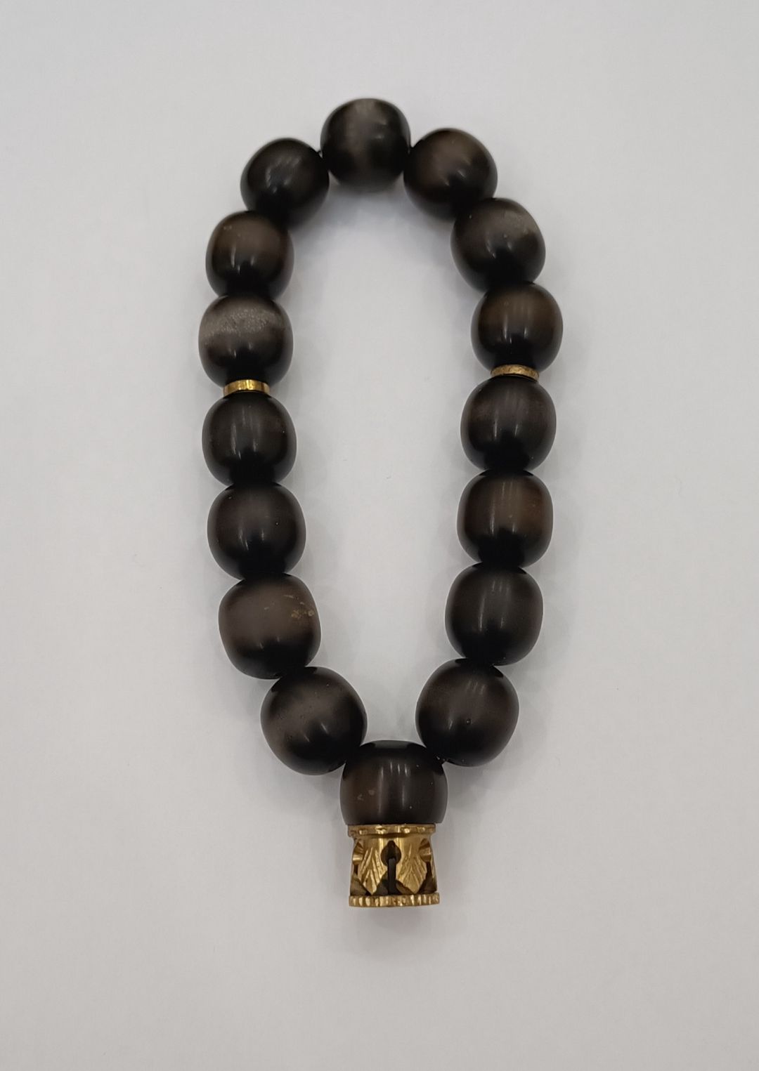 Təsbeh, ebonit, tünd qəhvəyi, 155 mm — Mallar, Bakı (3)