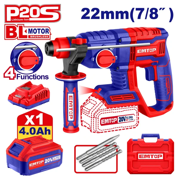 Cordless rotary hammer ELRH202081 — OnMaster — Təmir və tikinti