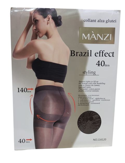 Kolqotqa Manzi Brazil Effect, 40den, ölçü 4(L), kakao — Bakı