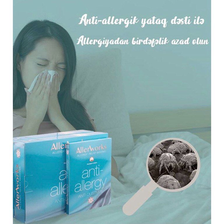 Anti-allergik yataq dəsti "Allerworx" — Tekstil, Bakı (5)