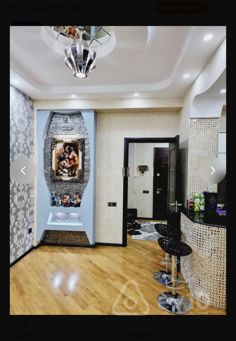 2 otaqlı mənzil, 55 m², Hüseyn Seyidzadə küçəsi — kirayə — Mənzil, Bakı (6)