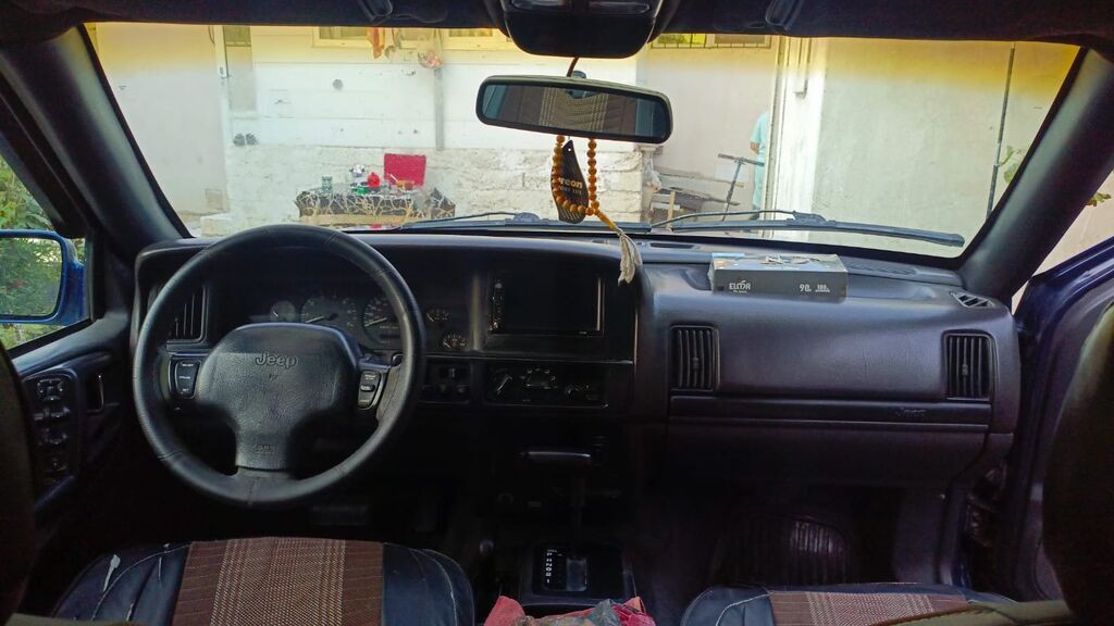 Jeep Grand Cherokee (ZJ) – mavi rəngli, 5 qapılı SUV - Mühərrik: V8 10-KZ-672 — Avtomobillər, Bakı (8)