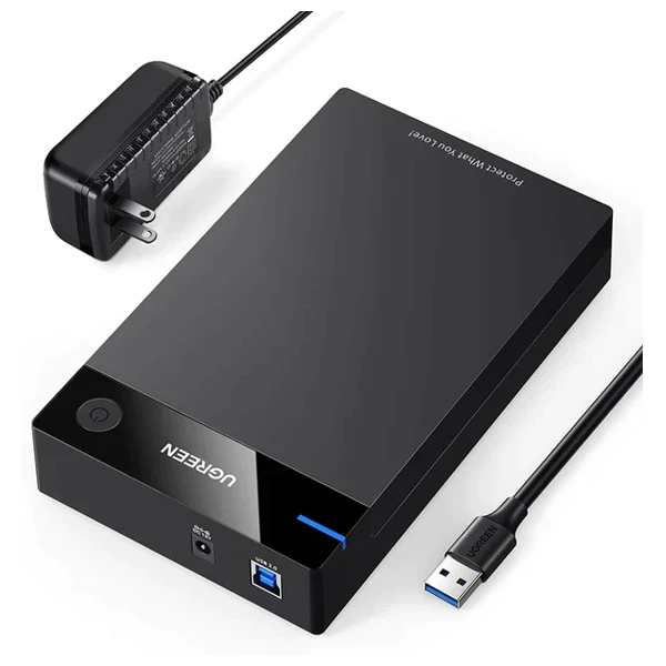 Ugreen US222 USB 3.0 3.5 Inch Hard Drive Box 50424 — Bakı
