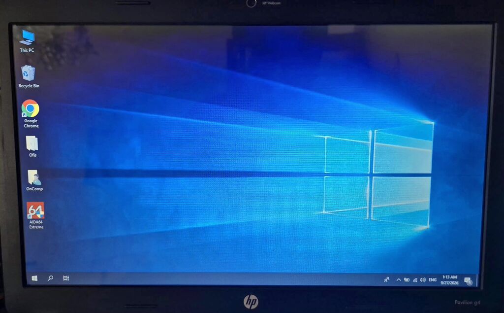HP Pavilion g4 noutbuk Noutbuk şəkildə göründüyü vəziyyətdədir — HP, Bakı (4)