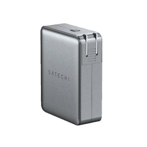 Satechi Charger Connector Travel Usb-c Port-4 GaN 145W Dark Gray — Bakı