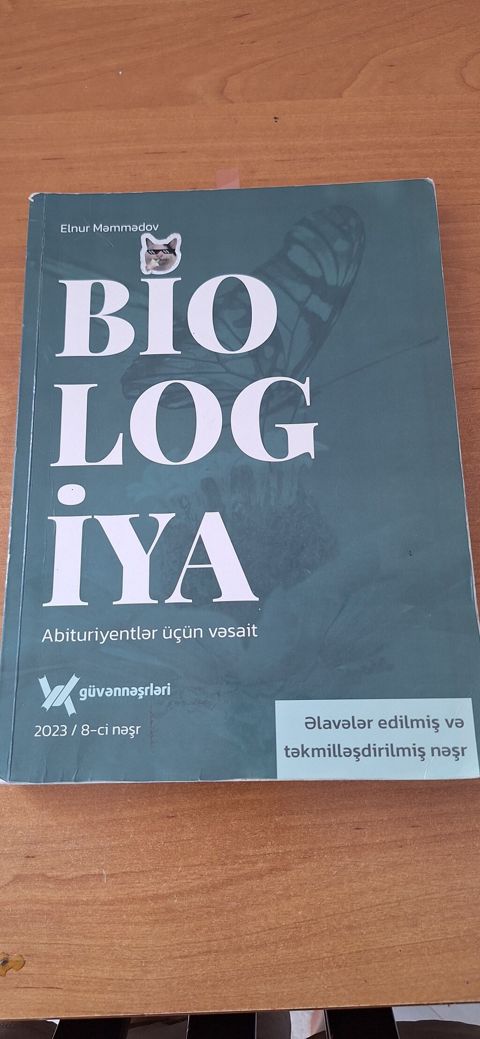 Məhsul: “Biologiya – Abituriyentlər üçün vəsait” Müəllif: Elnur — Bakı