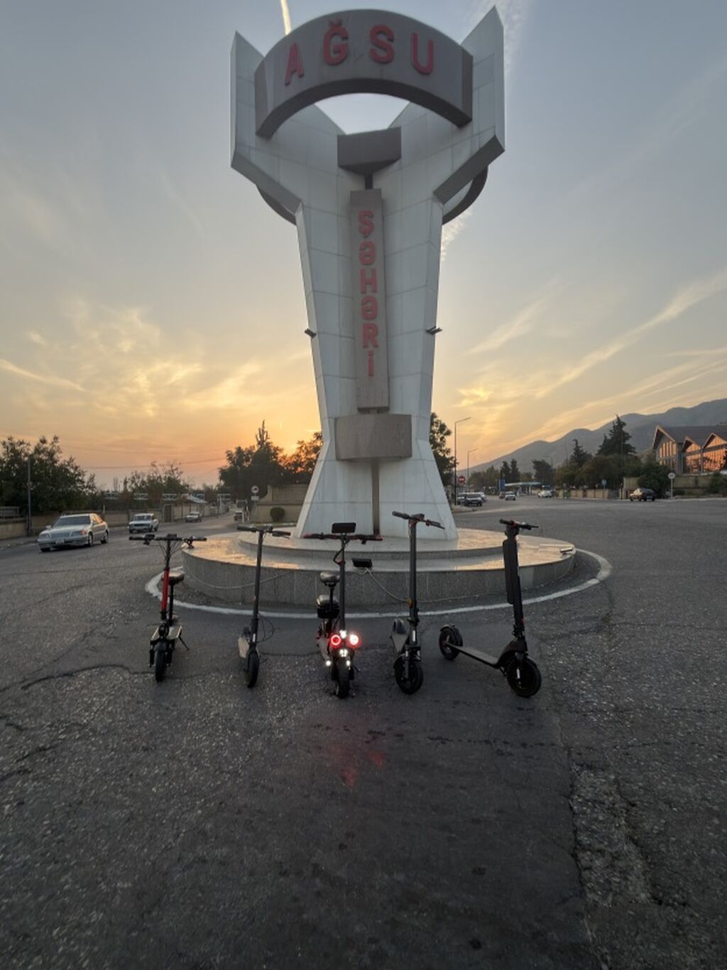 İşlənmiş Elektrik samokat 10", 351 - 500 Vt, 16 - 25 km/s, Pulsuz çatdırılma — Skuterlər, Ağsu (4)