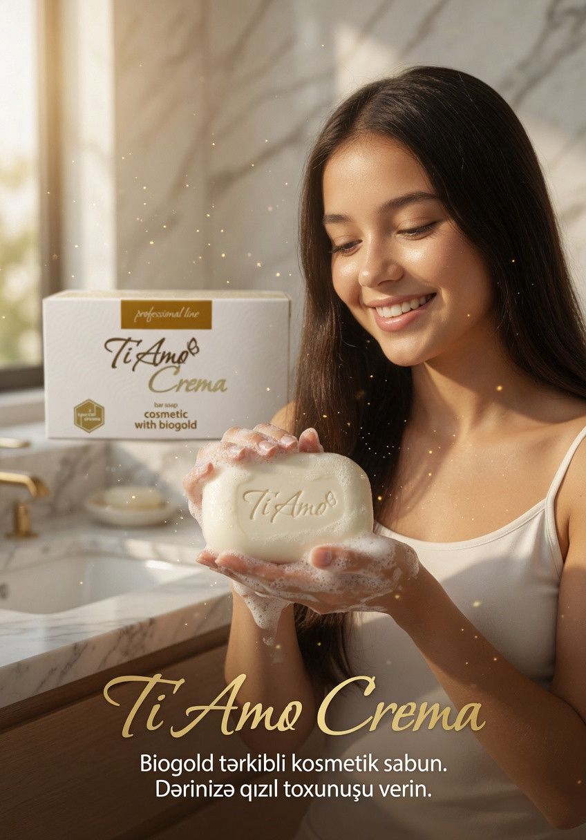 Kosmetik sabun Ti Amo Crema Biogold 115 q — Mallar, Bakı (2)